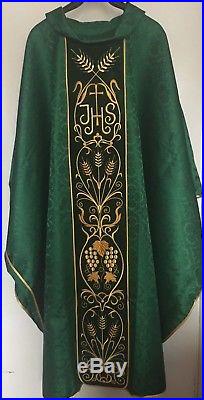 Green Chasuble Stole Vestment Kasel Messgewand