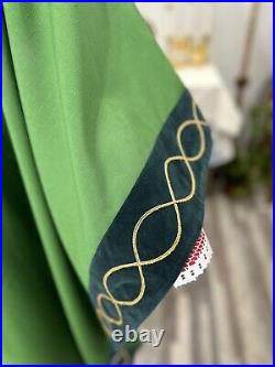 Green Collared Vestment Chasuble Chagall Design Limited