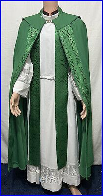 Green Cope & Stole Church Vestment Chasuble