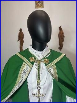 Green Cope + Stole Church Vestment Chasuble