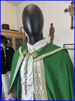 Green Cope + Stole Church Vestment Chasuble