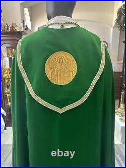 Green Cope + Stole Church Vestment Chasuble