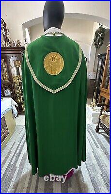 Green Cope + Stole Church Vestment Chasuble