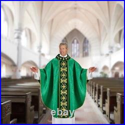 Green Saint Columba Chasuble Collection