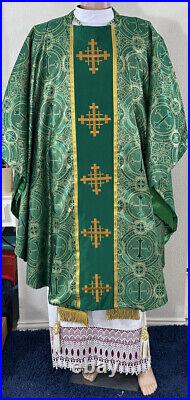 Green Vestment Chasuble & Stole G00