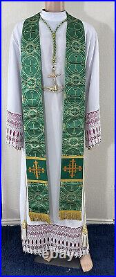 Green Vestment Chasuble & Stole G00