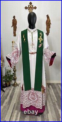 Green Vestment Chasuble & Stole G00