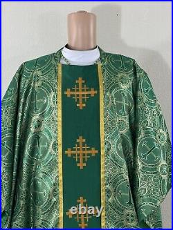 Green Vestment Chasuble & Stole G00