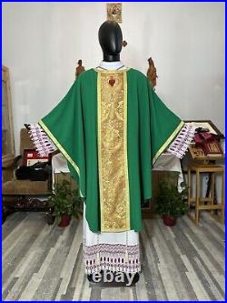 Green Vestment Chasuble & Stole G000141