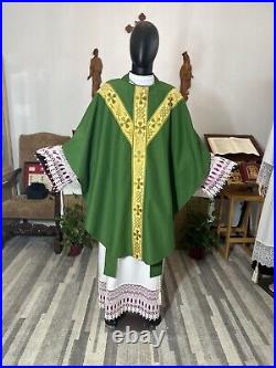 Green Vestment Chasuble & Stole G00129