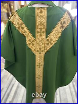 Green Vestment Chasuble & Stole G00129