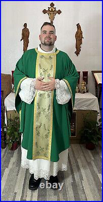 Green Vestment Chasuble & Stole G00132