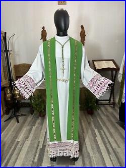 Green Vestment Chasuble & Stole G00146