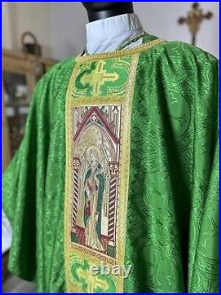 Green Vestment Chasuble & Stole G00157