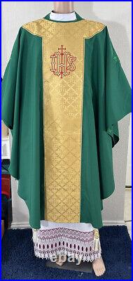 Green Vestment Chasuble & Stole G0108