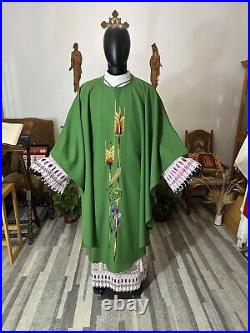Green Vestment Chasuble & Stole G0113