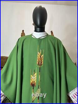 Green Vestment Chasuble & Stole G0113