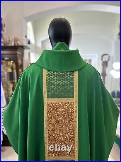 Green Vestment Chasuble & Stole G0124