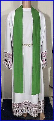 Green Vestment Chasuble & Stole (g0088)
