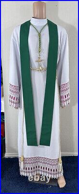 Green Vestment Chasuble & Stole (g0103)