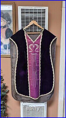 Hand Embroidered Roman Chasuble