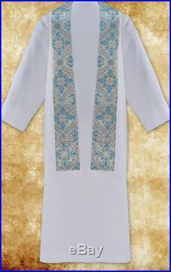 Marian Blue Messgewand Chasuble Vestment Kasel