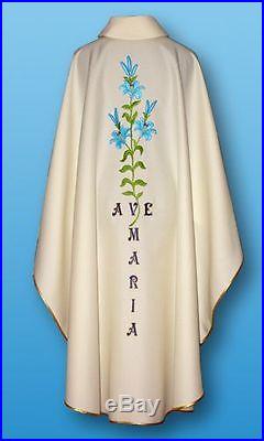 Marian Messgewand Chasuble Vestment Kasel