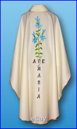 Marian Messgewand Chasuble Vestment Kasel