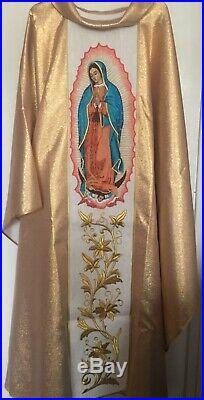 Marian Our Lady of Guadalupe Messgewand Chasuble Vestment Kasel