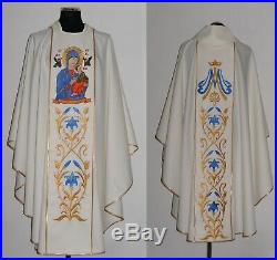 Marian Our Lady of Perpetual Help Messgewand Chasuble Vestment Kasel