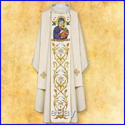 Marian Perpetual Help Messgewand Chasuble Vestment Kasel