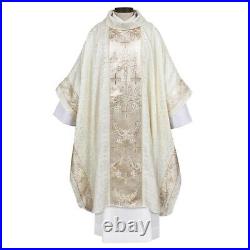 Monastic Chasuble Chartres Collection Ivory Vestment Church Supplies New