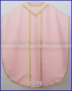 NEW Rose Chasuble. St. Philip Neri Style vestment Stole & mass set, Vestment