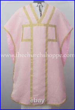 NEW Rose Chasuble. St. Philip Neri Style vestment Stole & mass set, Vestment