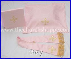 NEW Rose Chasuble. St. Philip Neri Style vestment Stole & mass set, Vestment