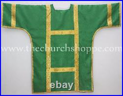 New Dalmatic Green vestment with Deacon's stole & maniple, Dalmatic chasuble