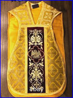 New European Roman Fiddleback Vestment Chasuble IN STOCK