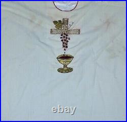 Old Pluvial, Chasuble, Vestment, Liturgical Garment (# 17815)