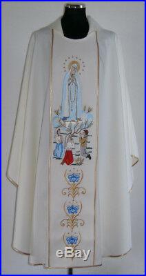 Our Lady of Fatima Chasuble Vestment Messgewand Kasel
