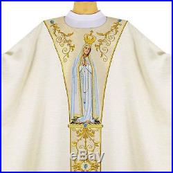 Our Lady of Fatima Messgewand Chasuble Vestment Kasel