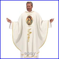 Our Lady of Guadalupe Amalfi Collection Chasuble and Stole for Church 51 In