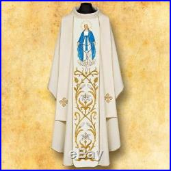 Our Lady of Rosary Messgewand Chasuble Vestment Kasel