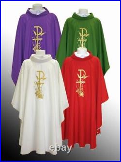 Priest Chasuble, Red Polyester