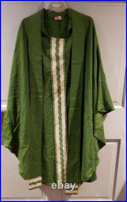 Priest Clergy Vestment Chasuble & Stole Gaspard Canada Beautiful Green
