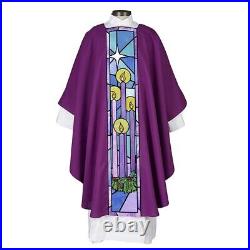 Purple Advent Wreath Chasuble