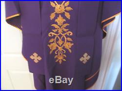 Purple Chasuble Vestment Kasel Messgewand