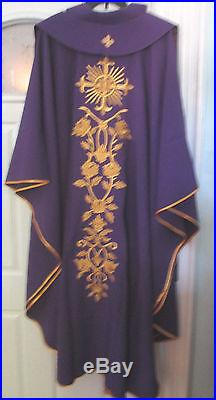 Purple Chasuble Vestment Kasel Messgewand