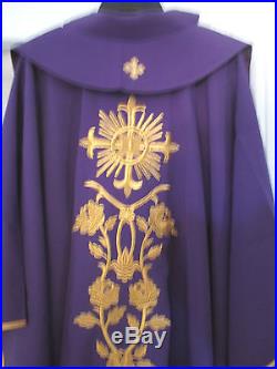 Purple Chasuble Vestment Kasel Messgewand