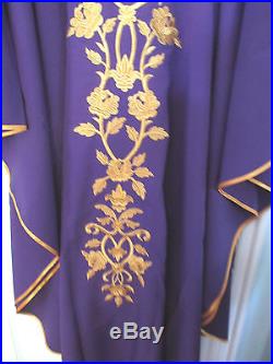 Purple Chasuble Vestment Kasel Messgewand