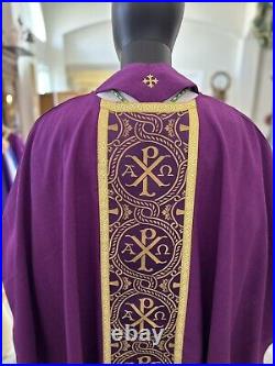 Purple Chasuble Vestment (P000112)
